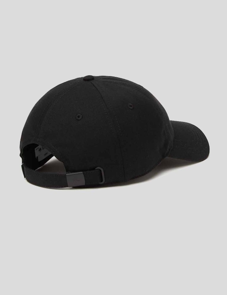 Gorra LACOSTE gorra ajustável em sarga de algodão ecológico noir